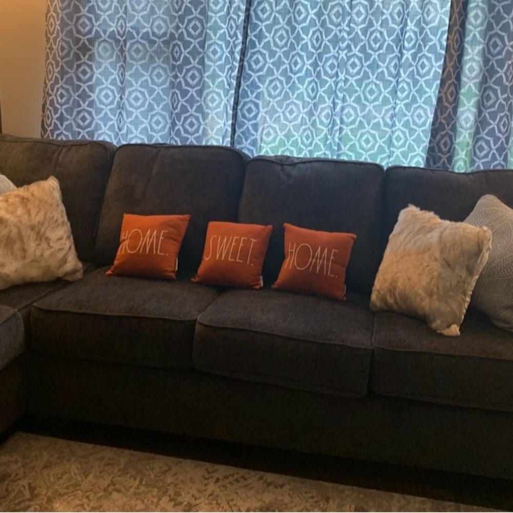 Orange 'Home Sweet Home' Accent Pillows